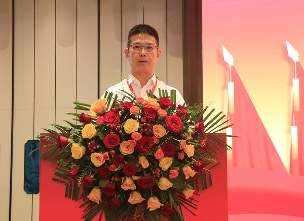 3乐鱼线上平台(集团)官方网站总经理祝建明在会上致辞.JPG